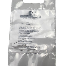 Load image into Gallery viewer, Bergeon 30080-A-10 DI 0.60 mm Steel Screwdriver Blades - Pack of 10
