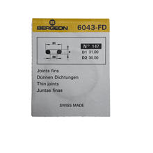 Load image into Gallery viewer, Bergeon No. 147 Rubber O-Ring Gaskets Pack of 2
