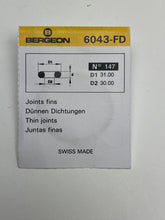 Load image into Gallery viewer, Bergeon No. 147 Rubber O-Ring Gaskets Pack of 2
