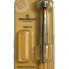 Load image into Gallery viewer, Bergeon 30080-01 Watchmaker Screwdriver 0.50mm Chromium-Plated Swiss Precision Tool (Orange)
