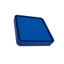 Load image into Gallery viewer, Bergeon 2379 Blue Plastic Square Supplies Tray, 70 x 70 x 13 mm

