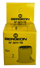 Load image into Gallery viewer, Bergeon 2611-TB-2 loupe, white, biconvex, ventilation port, magnification 5
