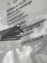 Load image into Gallery viewer, Bergeon 30080-A-10 DI 1.00 mm Steel Screwdriver Blades - Pack of 10
