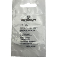 Load image into Gallery viewer, Bergeon 30080-A-10 DI 0.80 mm Steel Screwdriver Blades - Pack of 10
