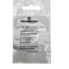 Load image into Gallery viewer, Bergeon 30080-A-10 DI 0.60 mm Steel Screwdriver Blades - Pack of 10
