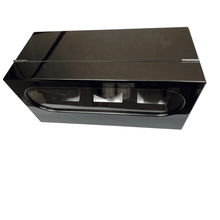Load image into Gallery viewer, Augusta Luxury Watch Winder for 3 Watches - Carbon Look, Black
