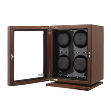 Load image into Gallery viewer, BLDC-B04 Watch winder for 4 watches, dark brown

