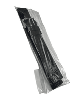Load image into Gallery viewer, Boley Extra Long Silicone Watch Strap, Black, 20 mm
