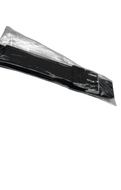 Boley Extra Long Silicone Watch Strap, Black, 22 mm