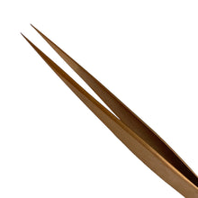 Load image into Gallery viewer, Boley B5 tweezers bronze to work on sensitive components 130mm
