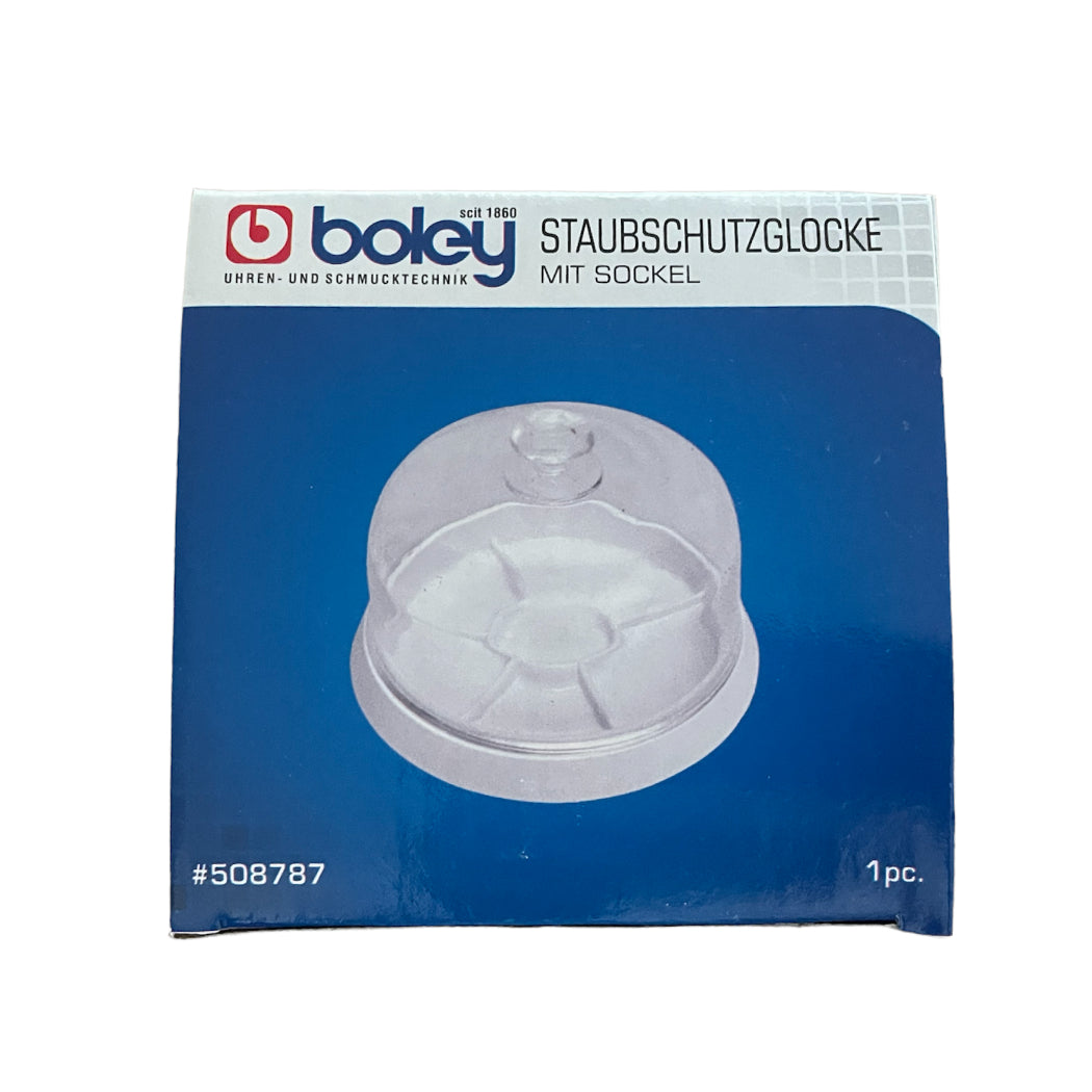 Boley dust protection hood with base for watch and clock movement part ...