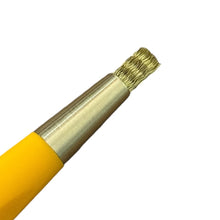 Load image into Gallery viewer, Boley scratch brush of brass with a handle in plastic pen, 4.0 mm
