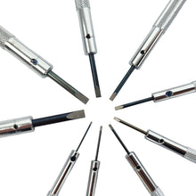 Load image into Gallery viewer, Boley set of 9 screwdrivers on a rotating base
