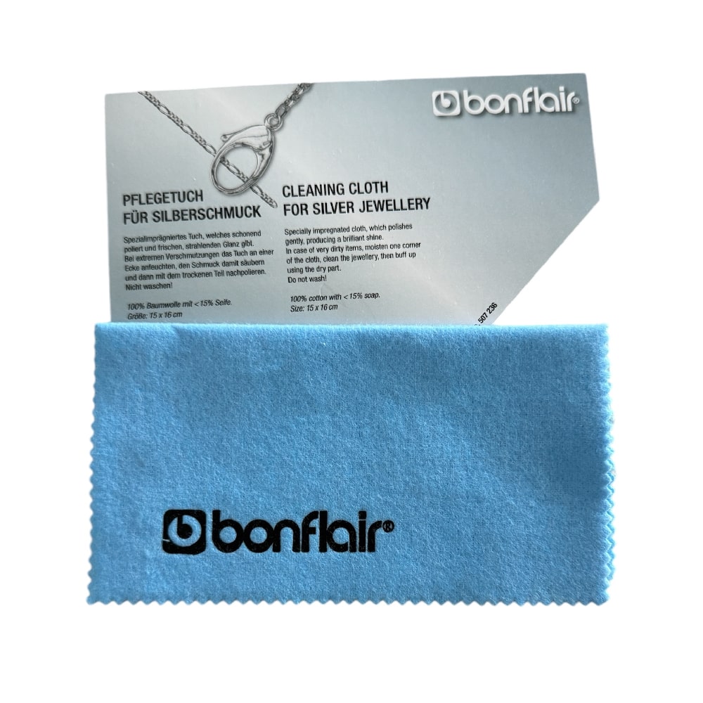 Bonflair cleaning cloth for silver jewellery 15 x 16 cm