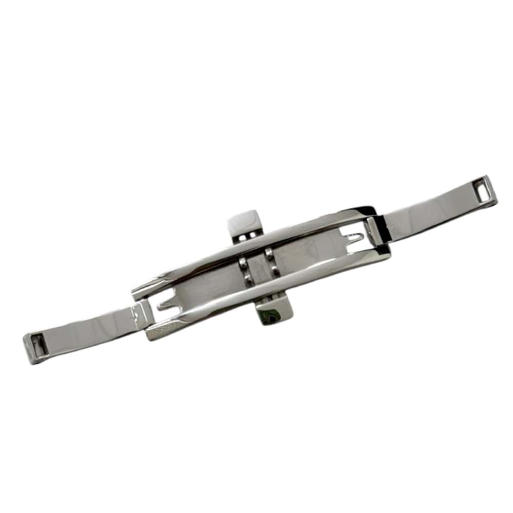 Butterfly buckle with pusher stainless steel 12mm