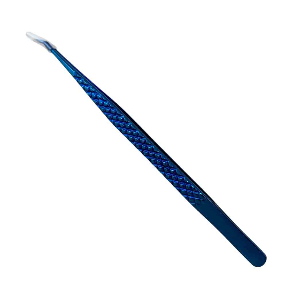 Buzzufy C14 curved long tweezer, non-magnetic for watchmakers and jewellers, 140mm