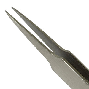 Buzzufy D12 precision strong steel tweezer for watchmaker, 120mm