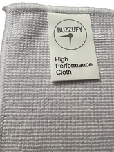 Load image into Gallery viewer, Buzzufy Microfiber High Performance Polishing Cloths – 3 PACK Premium Quality Cloth for Cleaning &amp; Polishing – Lint-Free, Streak-Free for Cars, Household, Watches &amp; Jewelry, Silver, Gold, Stainless Steel, 32 cm x 36 cm, White
