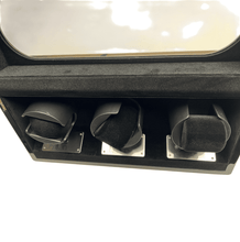 Load image into Gallery viewer, Augusta Luxury Watch Winder for 3 Watches - Carbon Look, Black
