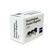 Load image into Gallery viewer, Carl Zeiss D40 triplet pocket loupe x10
