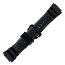 Load image into Gallery viewer, Casio 10569210 black watch plastic strap 19 mm W-218H-1AV, W-218H-3AV, W-218H-5BV
