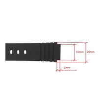 Load image into Gallery viewer, Casio black watch strap 10224223  for MW-57-7BVL, MW-57-7BVMQ, MW-57-7BVUL, 16mm
