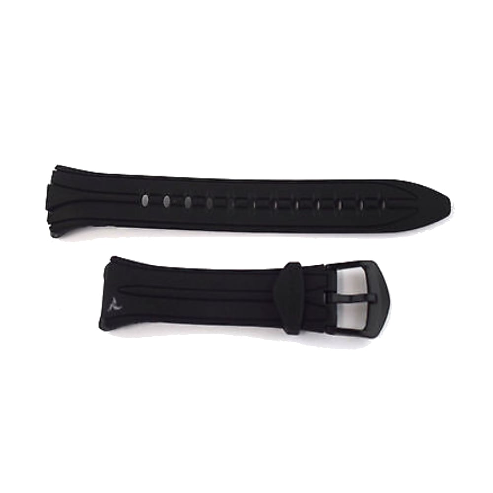 Casio black watch strap 10075646 for STR-101, STR-101C, STR-111, STR-111C, 16mm