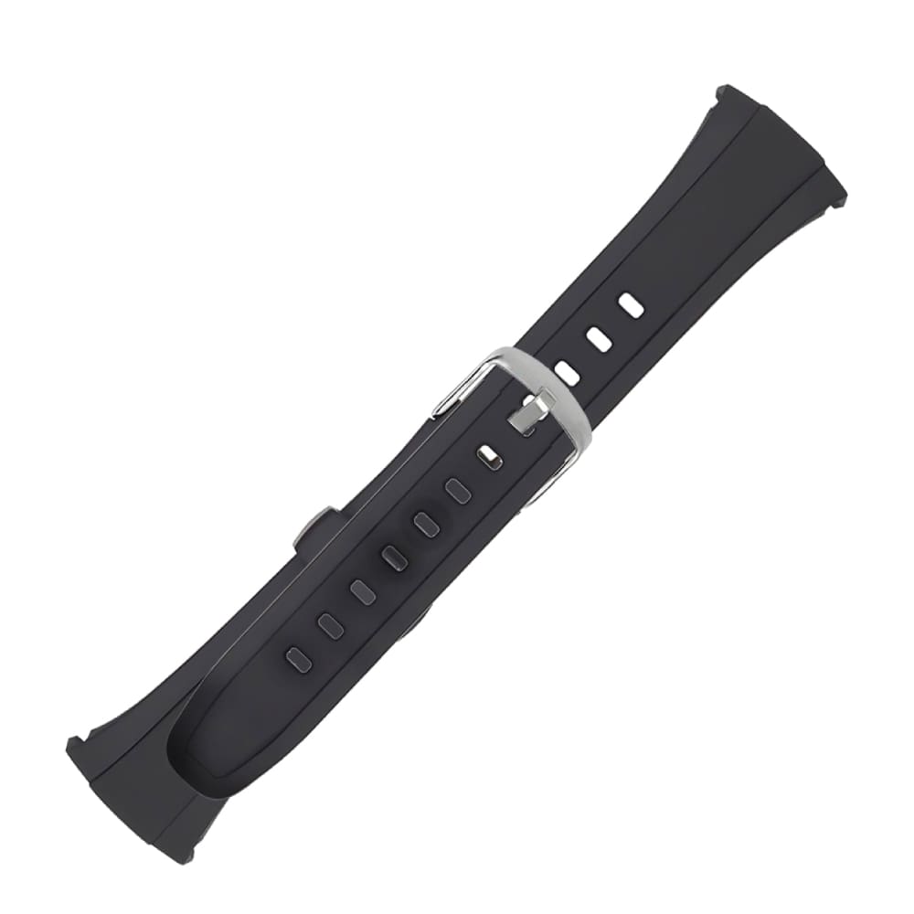 Casio plastic black watch strap 10408444 for WVA-M640, WVA-M650, WVQ-M410, 20 mm