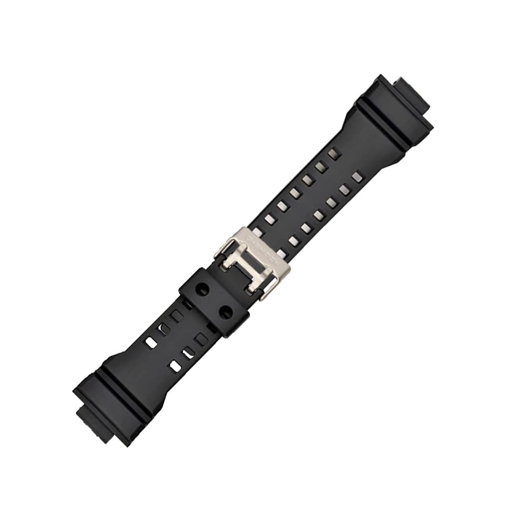 Casio plastic black watch strap 10437686 for GD-350-1, GD-350-1B, 16 mm