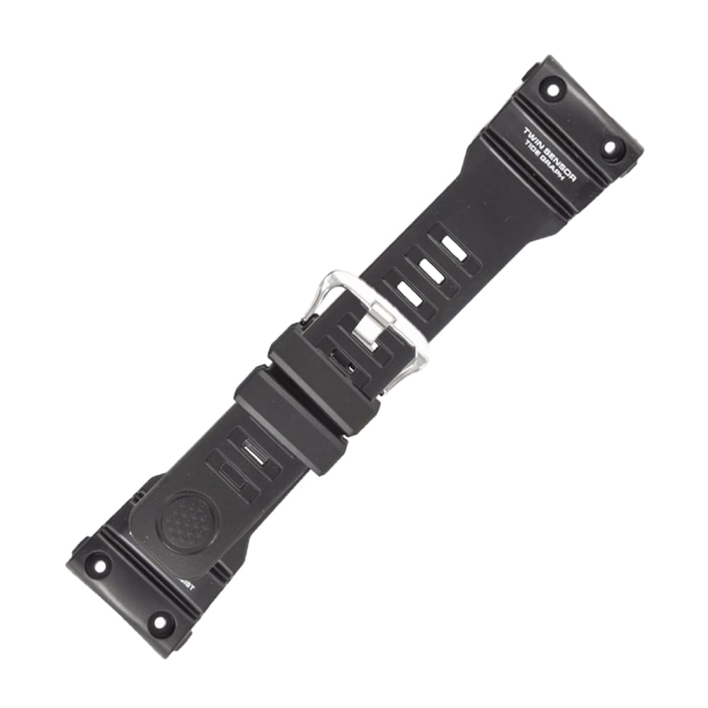Casio plastic black watch strap 10627083 for GN-1000-1A, GN-1000B-1A, 22 mm