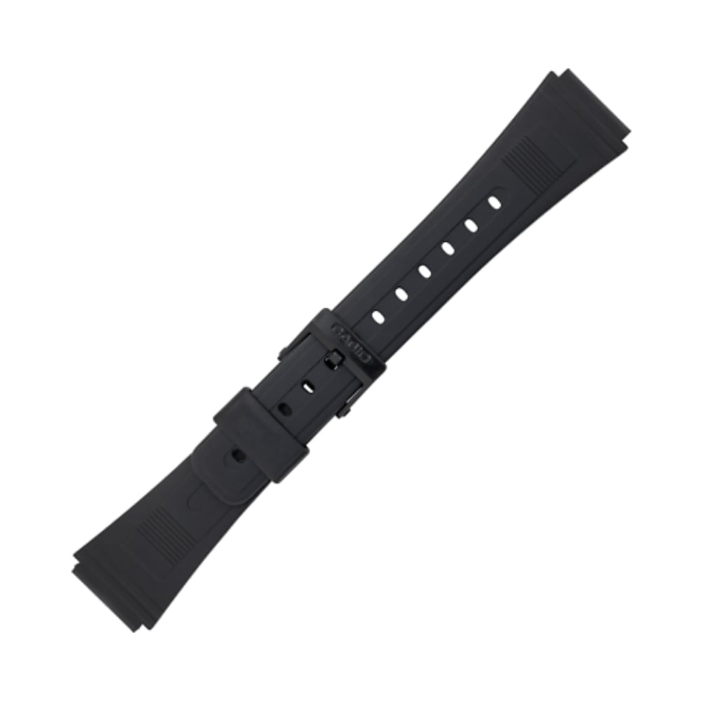 Casio plastic black watch strap 70603451 for DBA-80-1K, DBA-80-N1, DBA-80-N1D, 19 mm