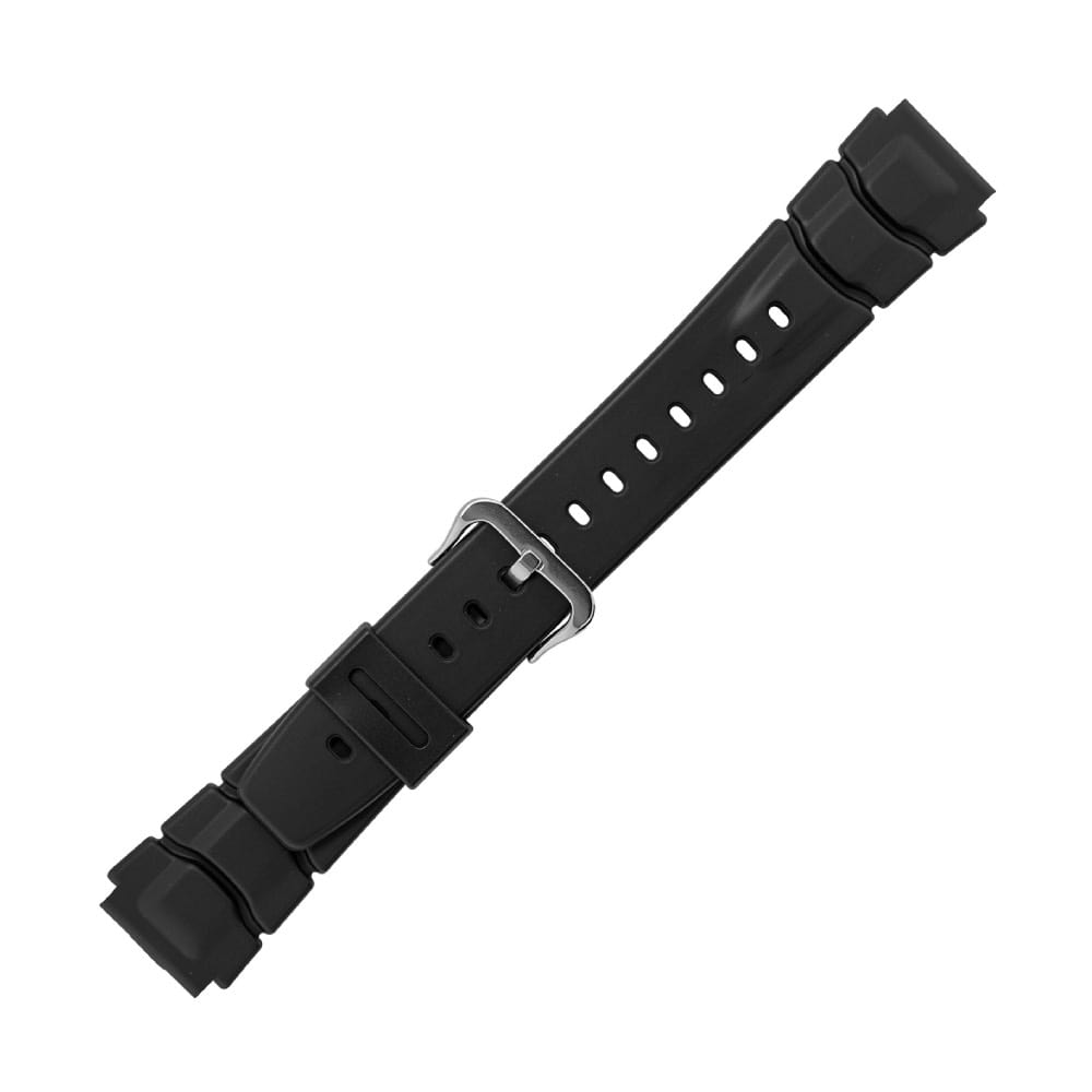 Casio plastic black watch strap 70621707 for AQ-10-7, AQ-10-8B1, 20 mm