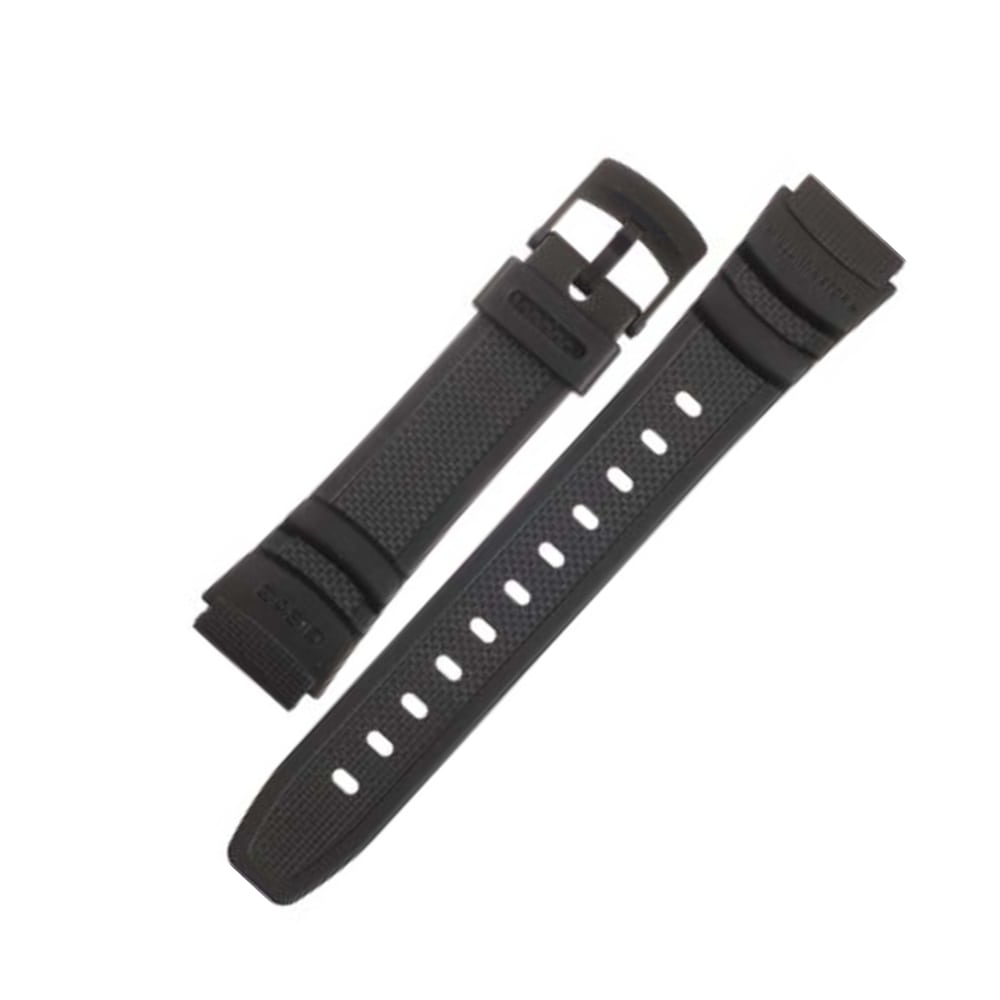 Casio plastic black watch strap 71607653 for W-93H, 16 mm