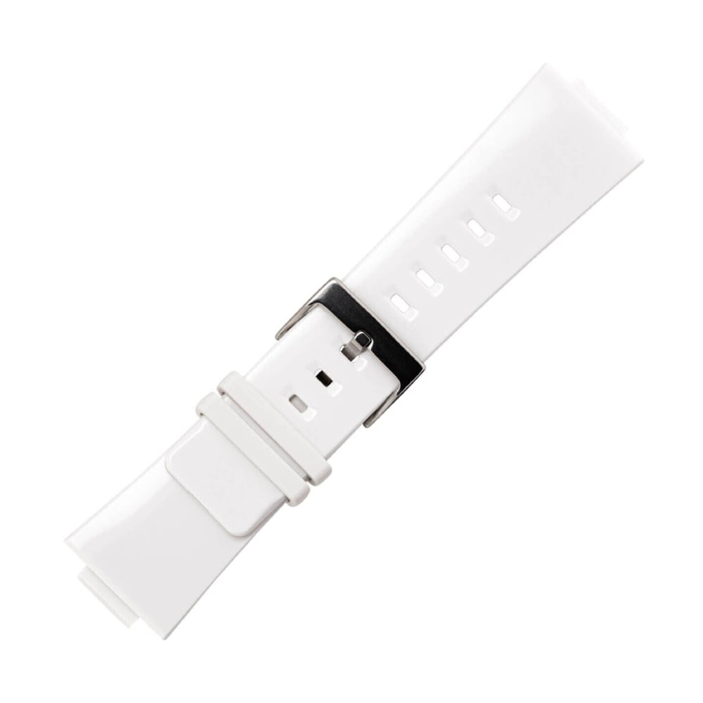 Casio white watch strap 10316343 for BGA-200 BGD-100, BGD-101, 15mm