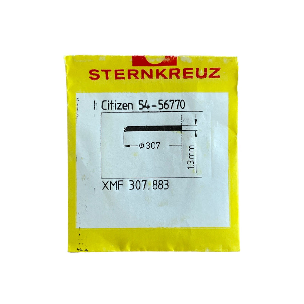 Citizen 54-56770 mineral crystal glass special flat (XMF) part XMF307883