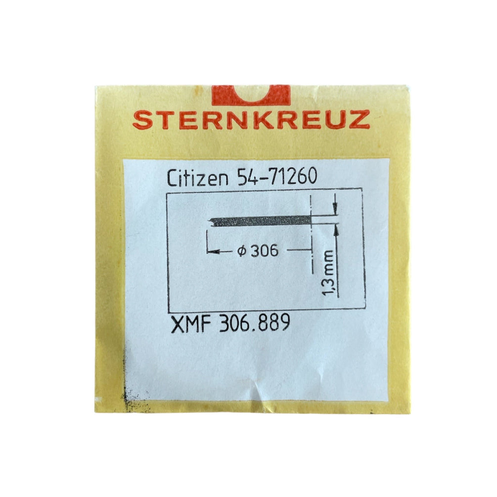 Citizen 54-71260 mineral crystals special flat (XMF) part XMF306889