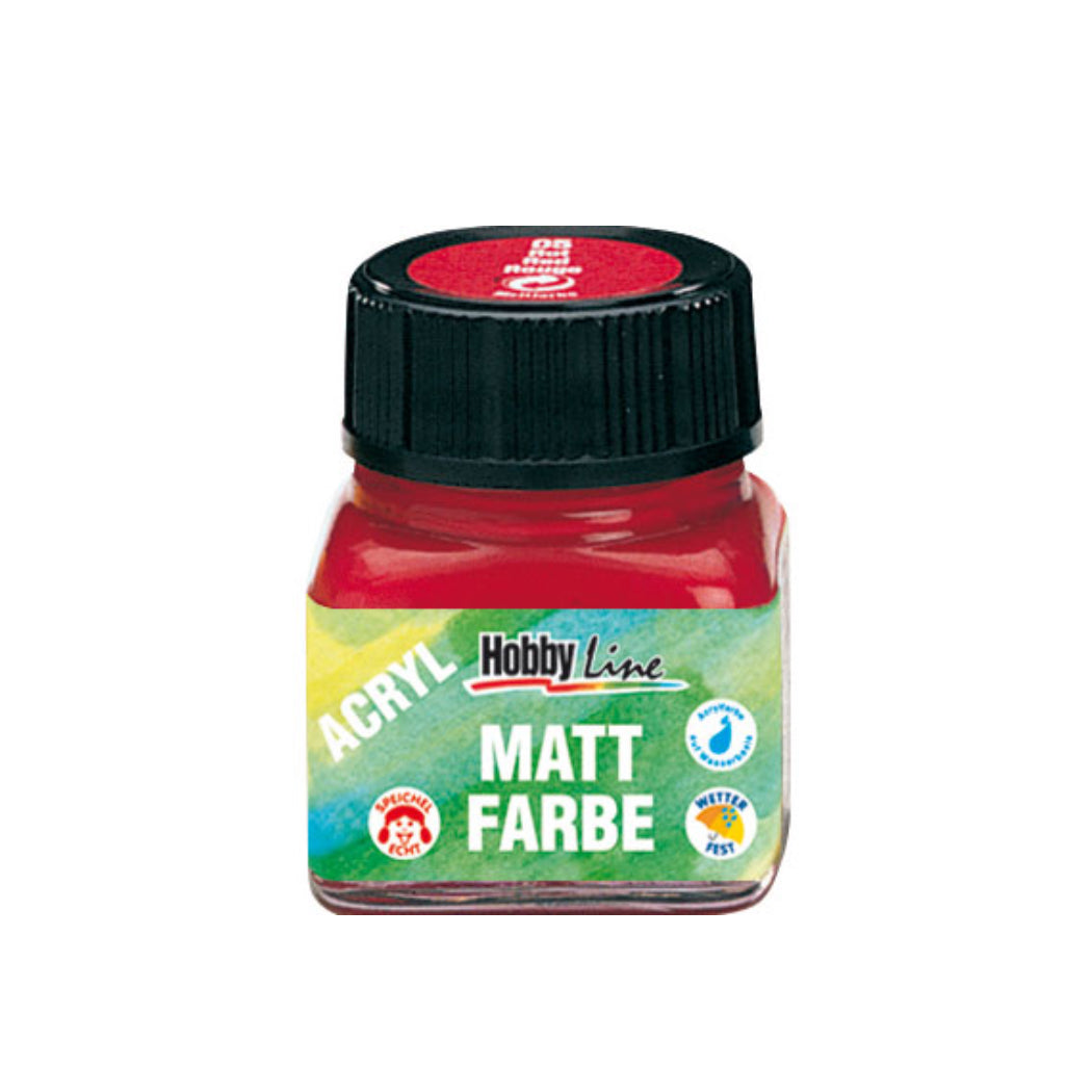 Color Lacquer for clock hands, red paint 20 ml