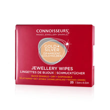 Load image into Gallery viewer, Connoisseurs Jewellery Wipes - Pre-Cut Cleaning Wipes for Jewelry
