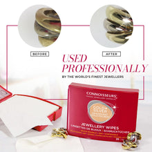 Load image into Gallery viewer, Connoisseurs Jewellery Wipes - Pre-Cut Cleaning Wipes for Jewelry
