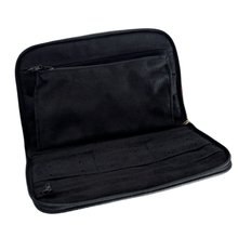 Load image into Gallery viewer, Connoisseurs leather black jewellery clutch CONN1055
