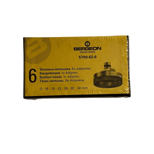 Load image into Gallery viewer, Bergeon 5700-62-6, Suction Heads Set for 5700 Tool - 6 Pieces, Soft Adiprene
