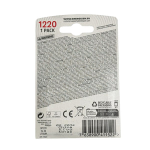 Energizer CR1220 lithium coin battery