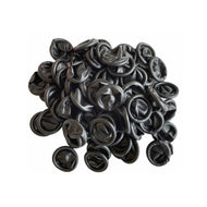 ESD Anti-static black latex rubber finger cots for watchmakers size M 100pcs