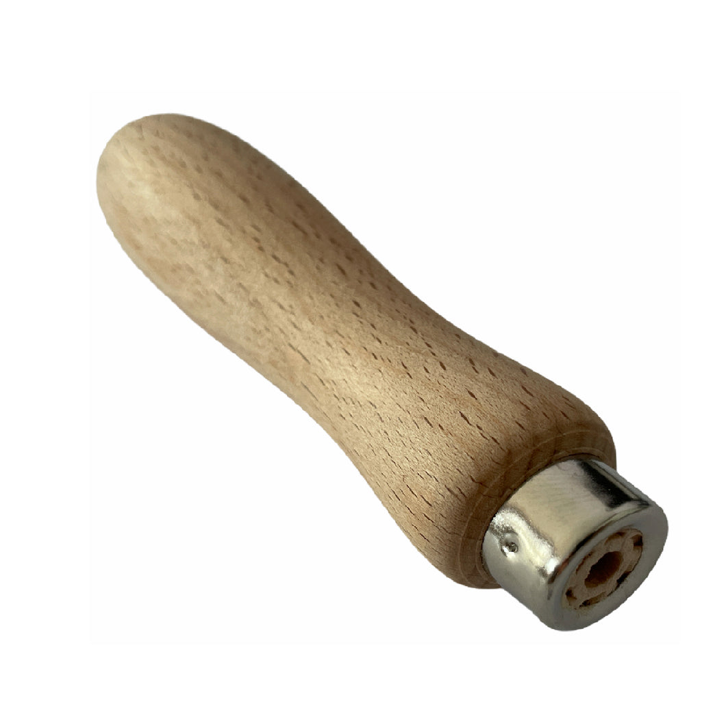 File handle of wood with force 18 mm and overall length 110 mm