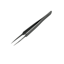 Load image into Gallery viewer, Dumont Tweezers, Carbon Steel, Form 5, Very Fine Points, 110 mm
