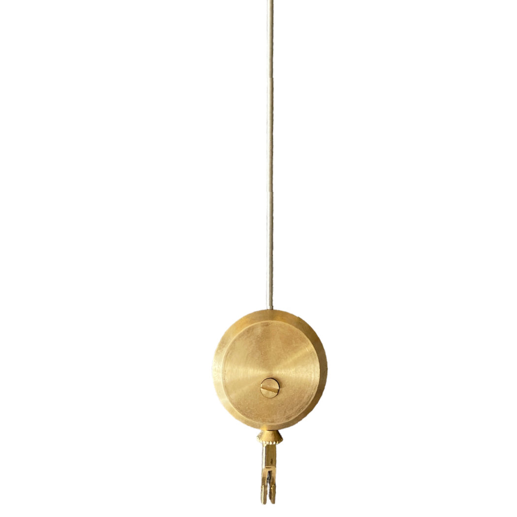 French bracket clock pendulum 35 mm of solid brass 250 mm