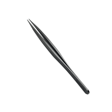 Load image into Gallery viewer, Horotec MSA12.300-00 Thick Tweezers Flat Tips Geneva Shape 120mm Carbon Steel
