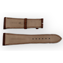 Load image into Gallery viewer, Girard-Perregaux dark brown watch leather strap 24mm
