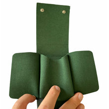 Load image into Gallery viewer, Green watch leather Rolex travel pouch
