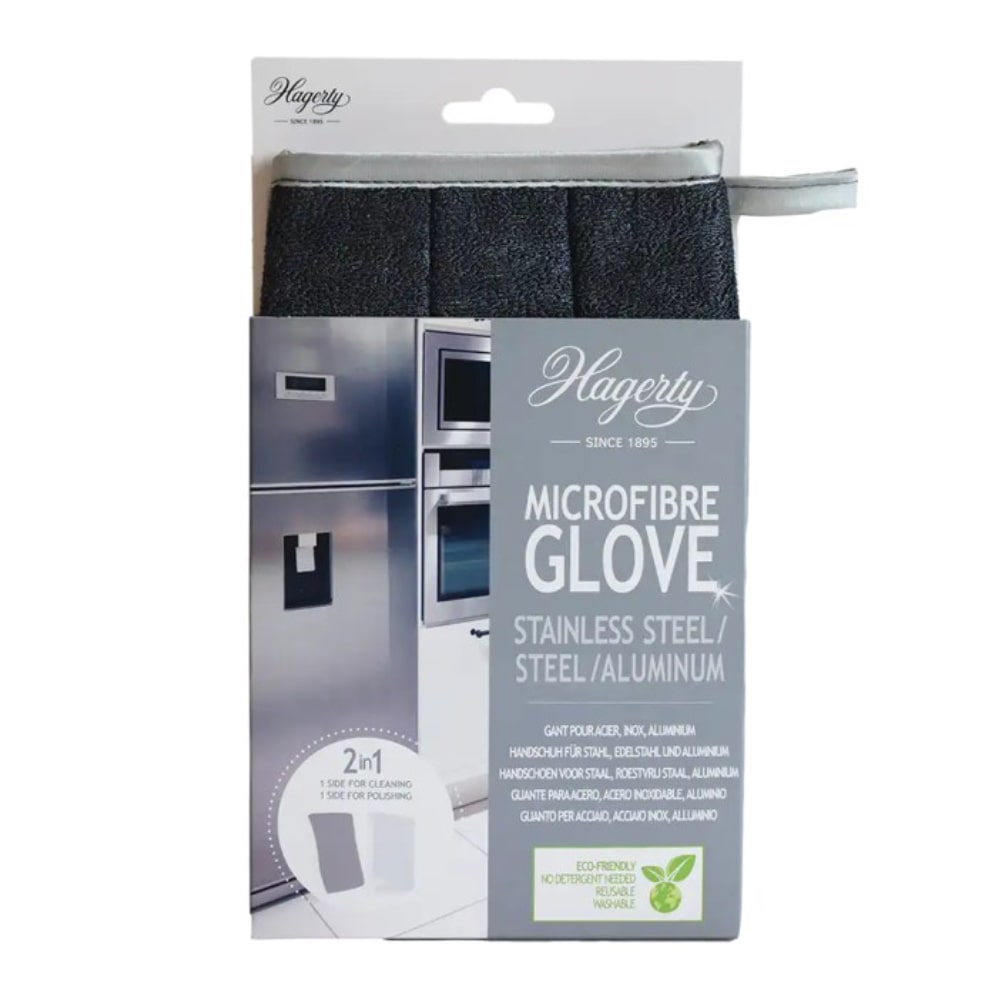 Hagerty A102228 microfibre glove for stainless steel surfaces